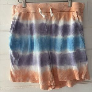Simply Southern Tye Dye Waffle Knit Shorts